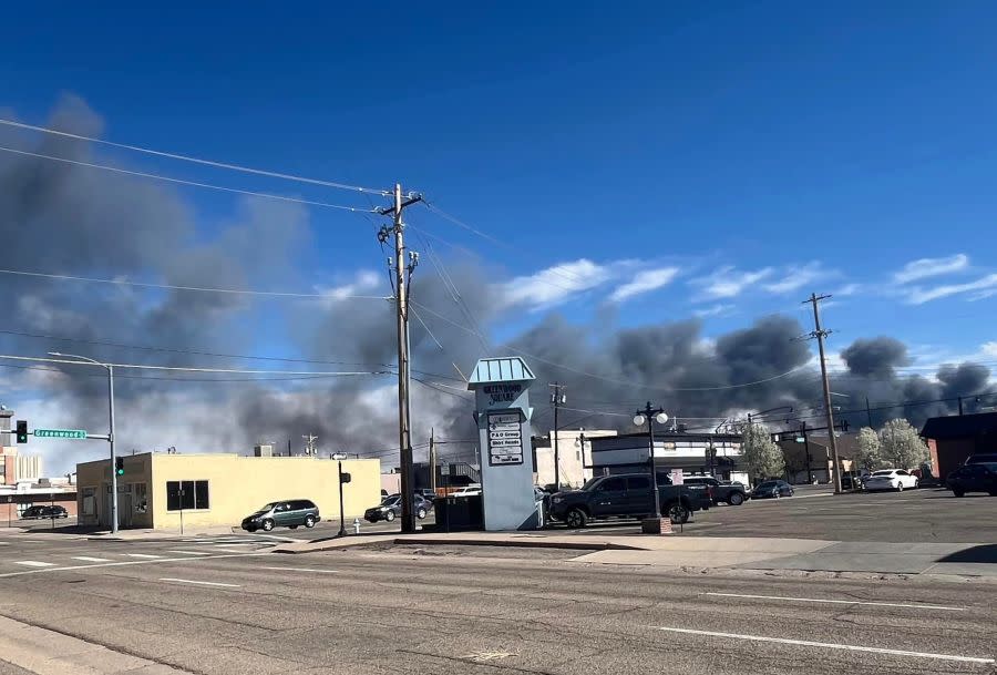 Fire at Evraz Steel Mill