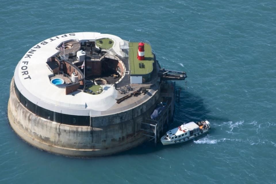 Simply called "The Solent", this sea fort is one of three up for sale. (Strutt & Parker)