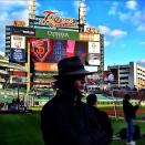 Jack White at Comerica Park, via @Kevinkaduk