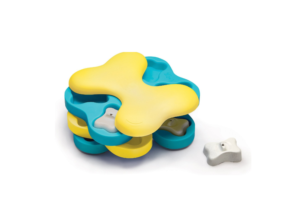 19) Brick Puzzle Game Dog Toy