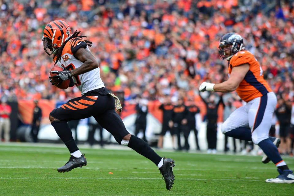 Dre Kirkpatrick takes off. (Getty)