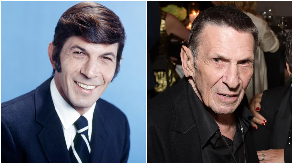 Leonard Nimoy, 1967 and 2014