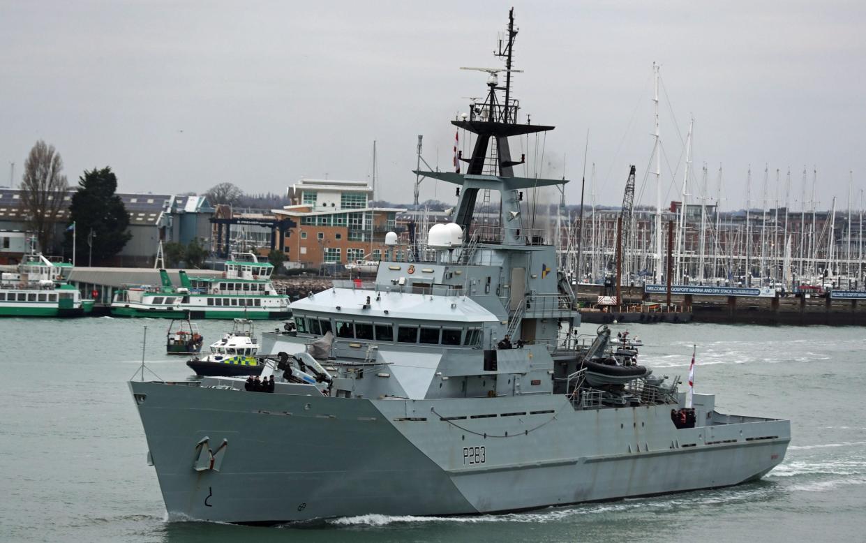 Royal Navy has been tasked with policing the Channel despite having 'no spare capacity' - Steve Parsons/PA Archive