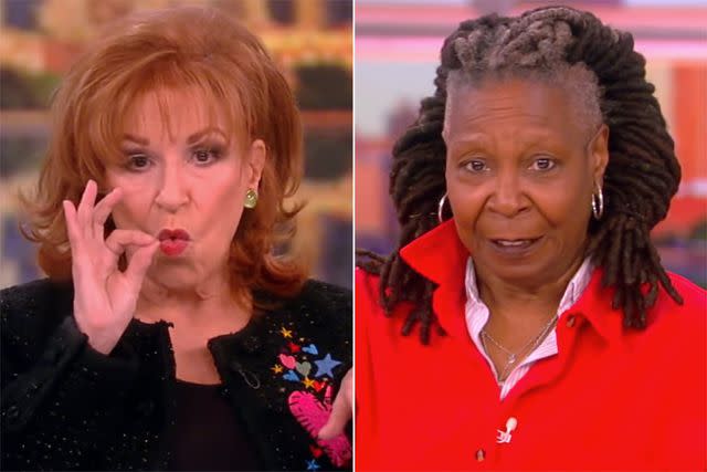 <p>ABC (2)</p> Joy Behar and Whoopi Goldberg on 'The View'