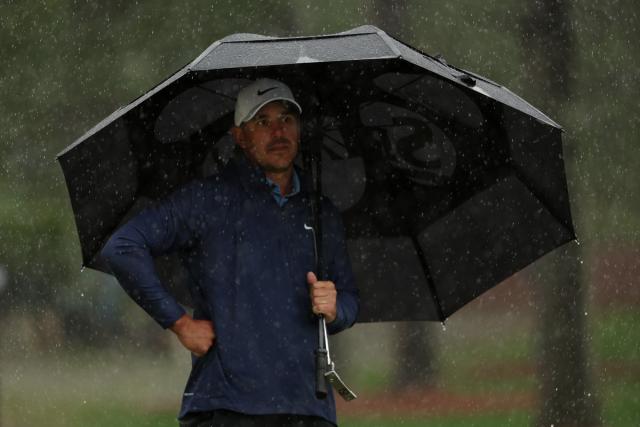 The Masters 2023 LIVE: Leaderboard and scores as play suspended until  Saturday due to weather