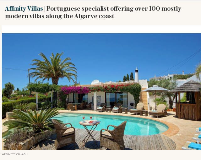 V2 | Affinity Villas | Portuguese specialist offering over 100 mostly modern villas along the Algarve coast