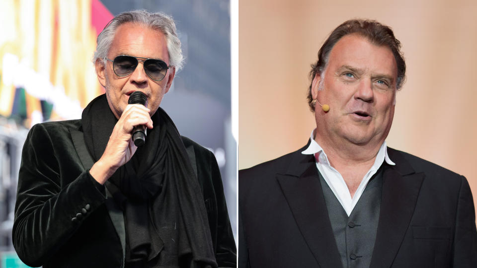 Andrea Bocelli and Sir Bryn Terfel