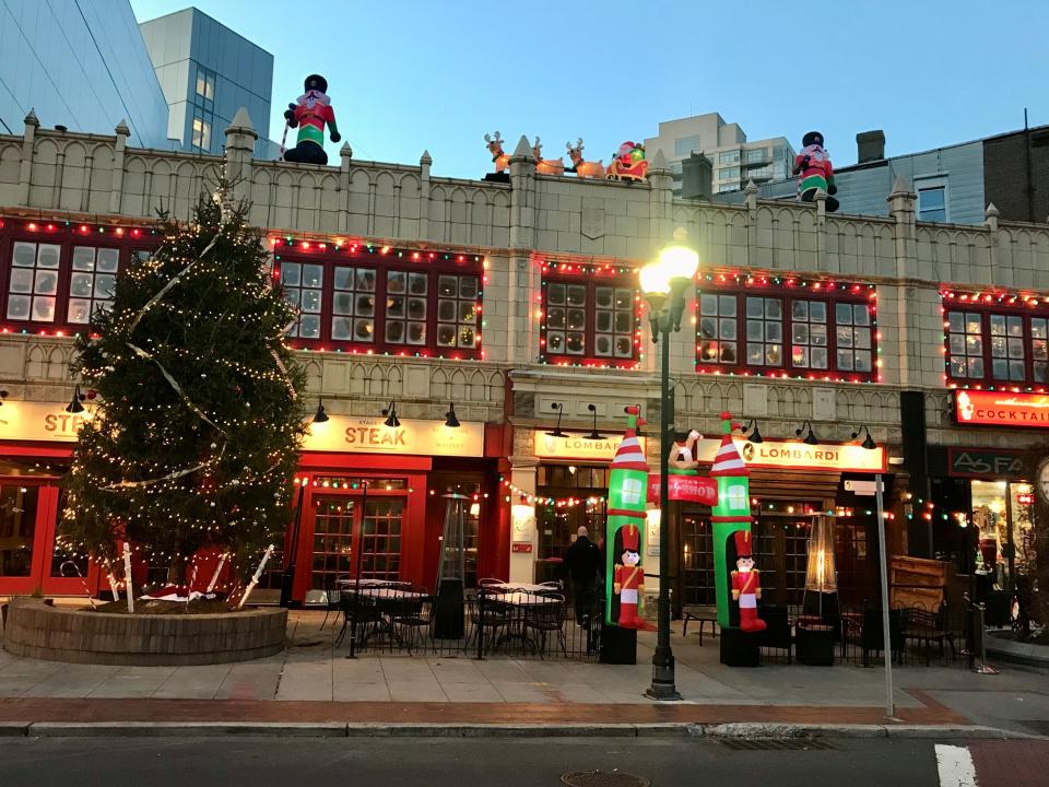 Catherine Lombardi and Stage Left will transform into Miracle Bars this holiday season with over-the-top Christmas décor, lighting and cocktails.