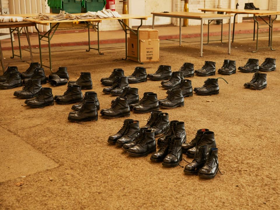 Boots at HMS Raleigh.