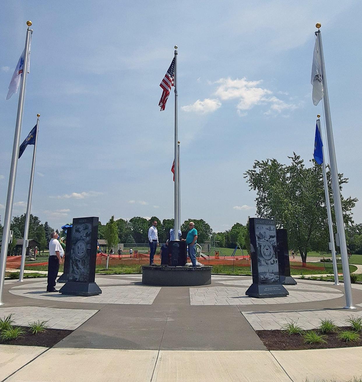 Fairfield Township's Veterans Memorial will be dedicated at 1:30 p.m., Saturday, June 3, at Heroes Park.