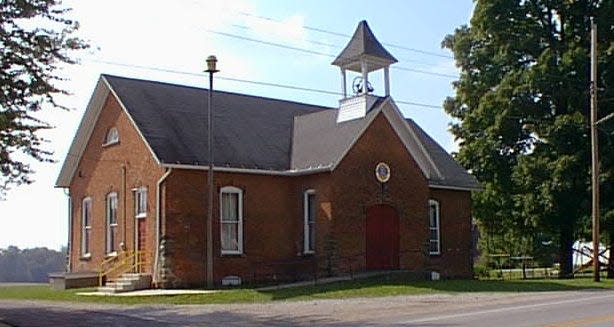 Pictured is the Rowsburg one-room school house in 2013.
