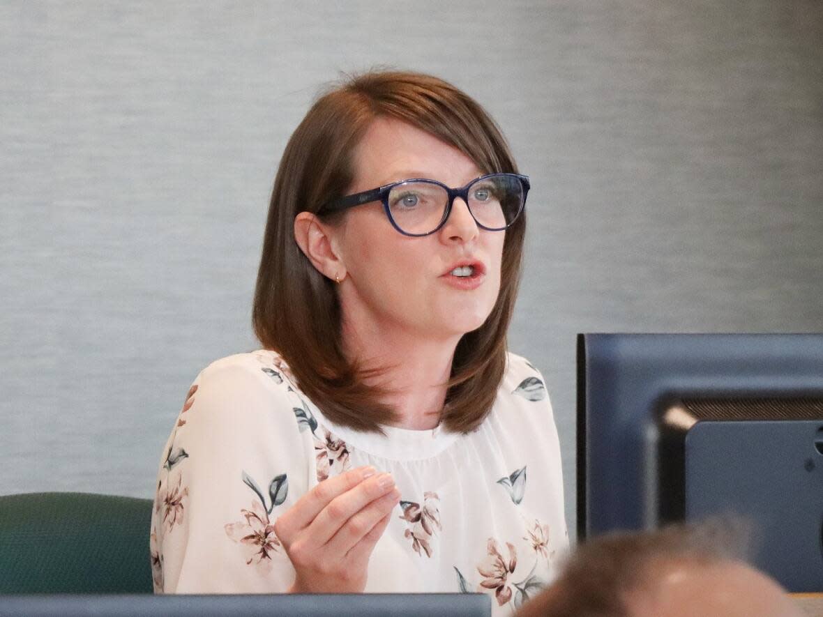Mayor Amanda McDougall says Cape Breton Regional Municipality's new financial action plan provides a detailed response to the Nova Scotia municipal affairs minister's concerns. (Tom Ayers/CBC - image credit)