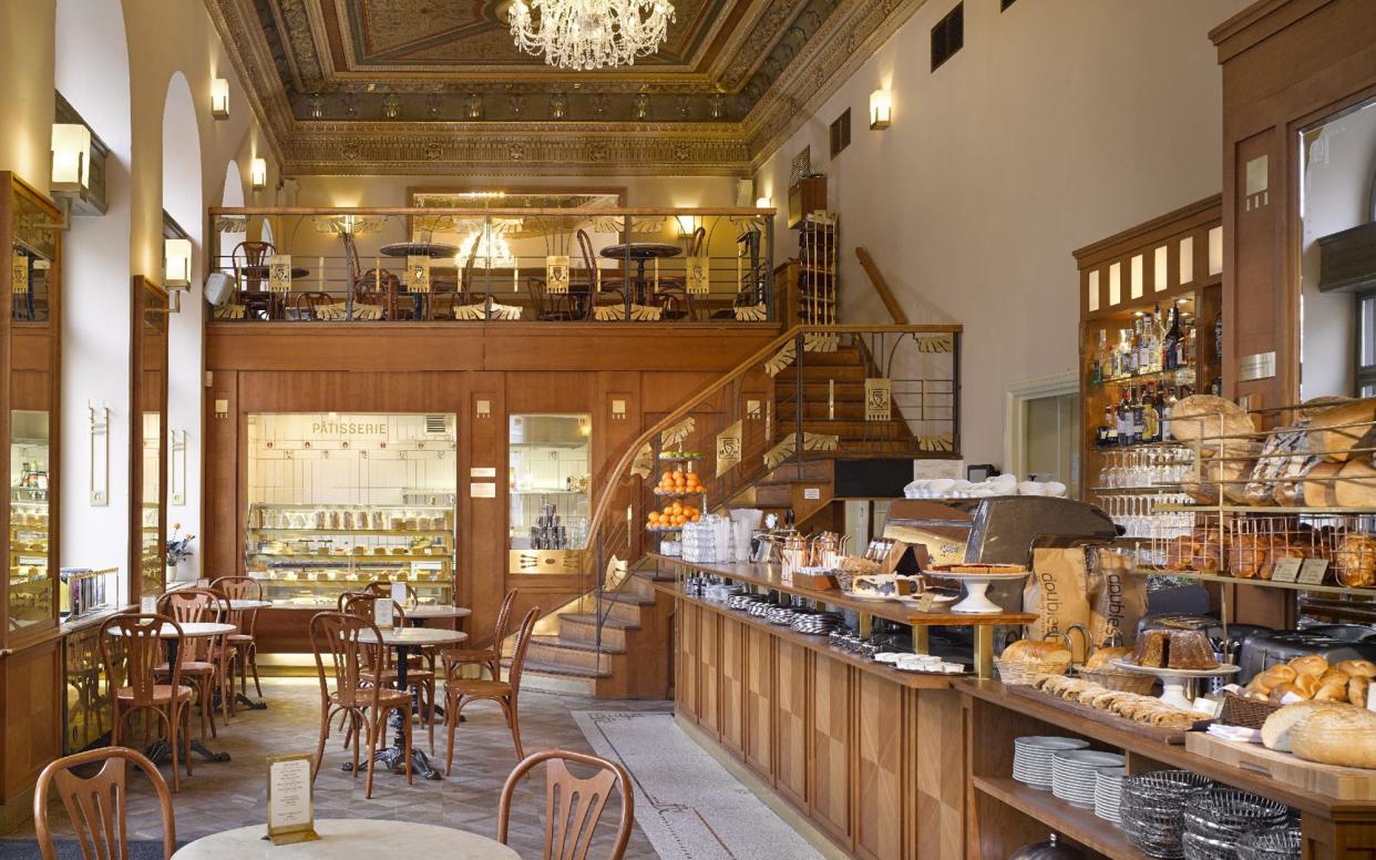 Café Savoy on the left bank has been lovingly restored to its 19th-century glory, with locals flocking here for brunch