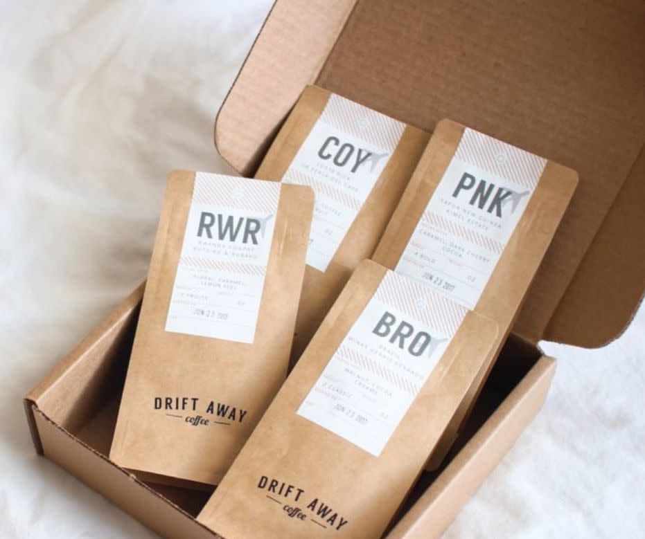 If coffee is his beverage of choice, consider gifting him a subscription to a sustainable, small-scale coffee roastery. <strong><a href="https://fave.co/356BT8D" target="_blank" rel="noopener noreferrer">Driftaway</a></strong> is a specialty coffee company that aims to make the source of its coffee completely transparent, down to wages, sourcing and more. The brand also uses 100% compostable packaging&nbsp; made from renewable plant-based materials. And, before you worry about the impact of shipping and operations, the brand also keeps its carbon footprint low by offsetting emissions. <strong><a href="https://fave.co/356BT8D" target="_blank" rel="noopener noreferrer">Learn more at Driftaway Coffee</a></strong>.