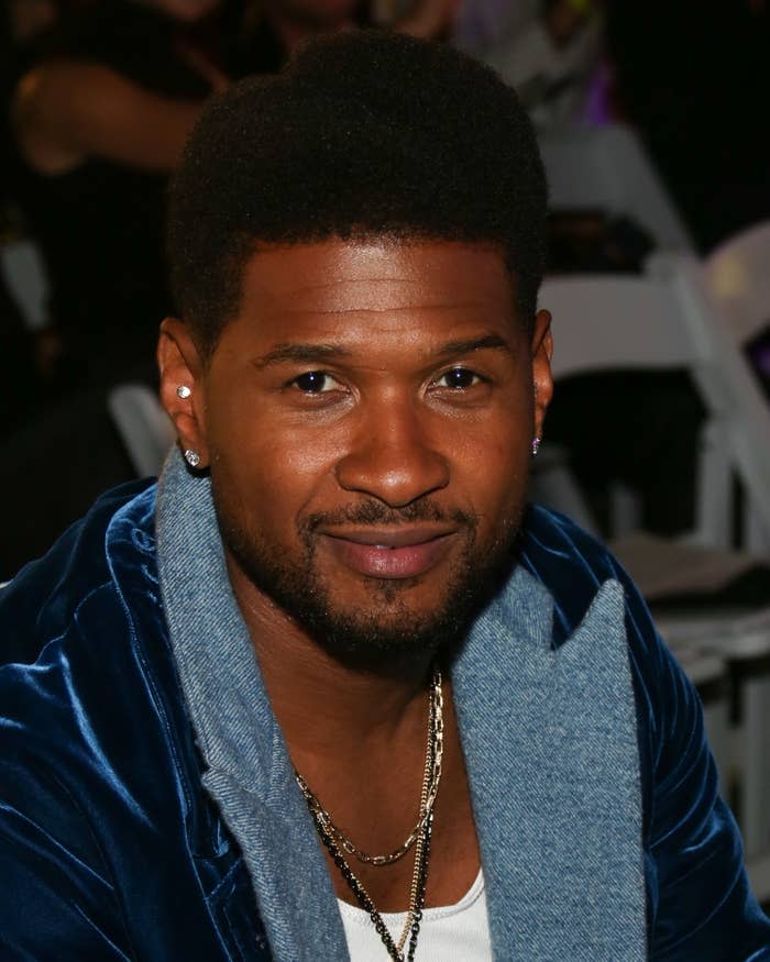 Closeup of Usher