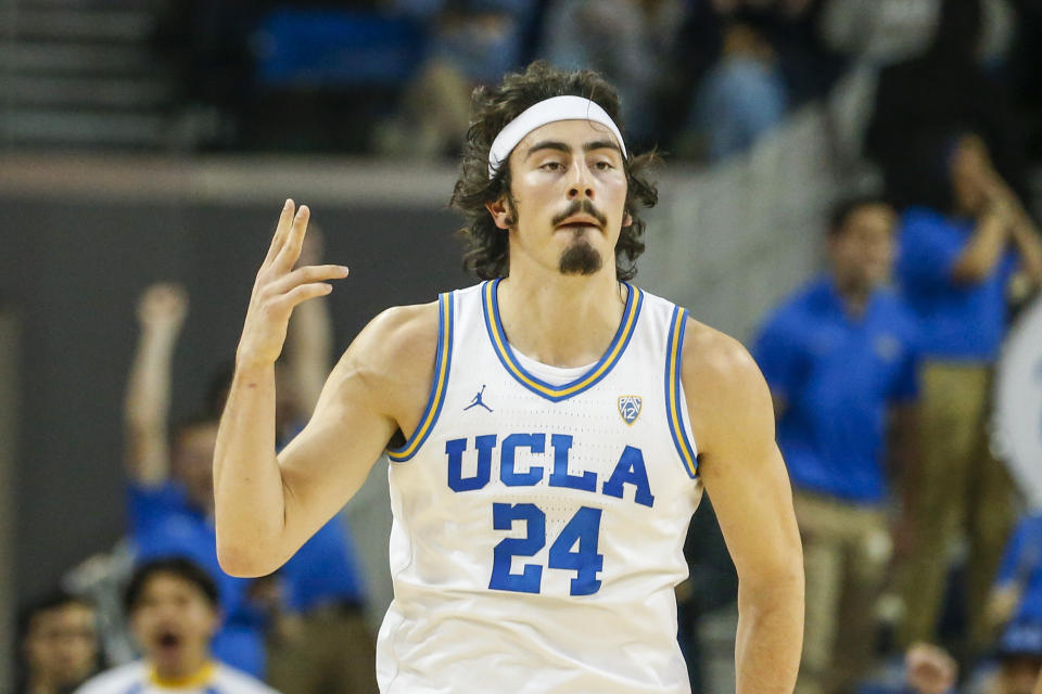 UCLA guard Jaime Jaquez Jr. leads a strong Bruins team. (AP Photo/Ringo H.W. Chiu)