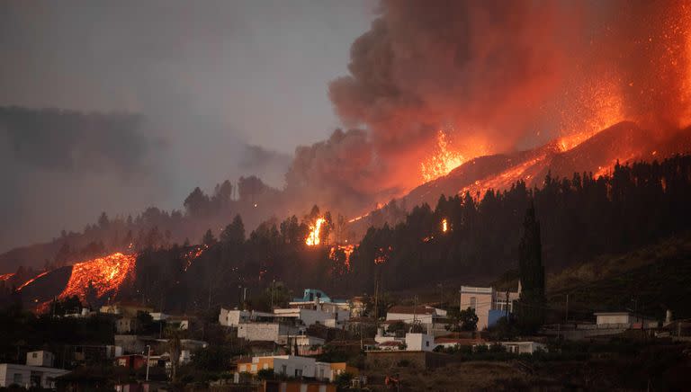 Volcán; La Palma; islas Canarias; erupción; fotos del día; el mundo;