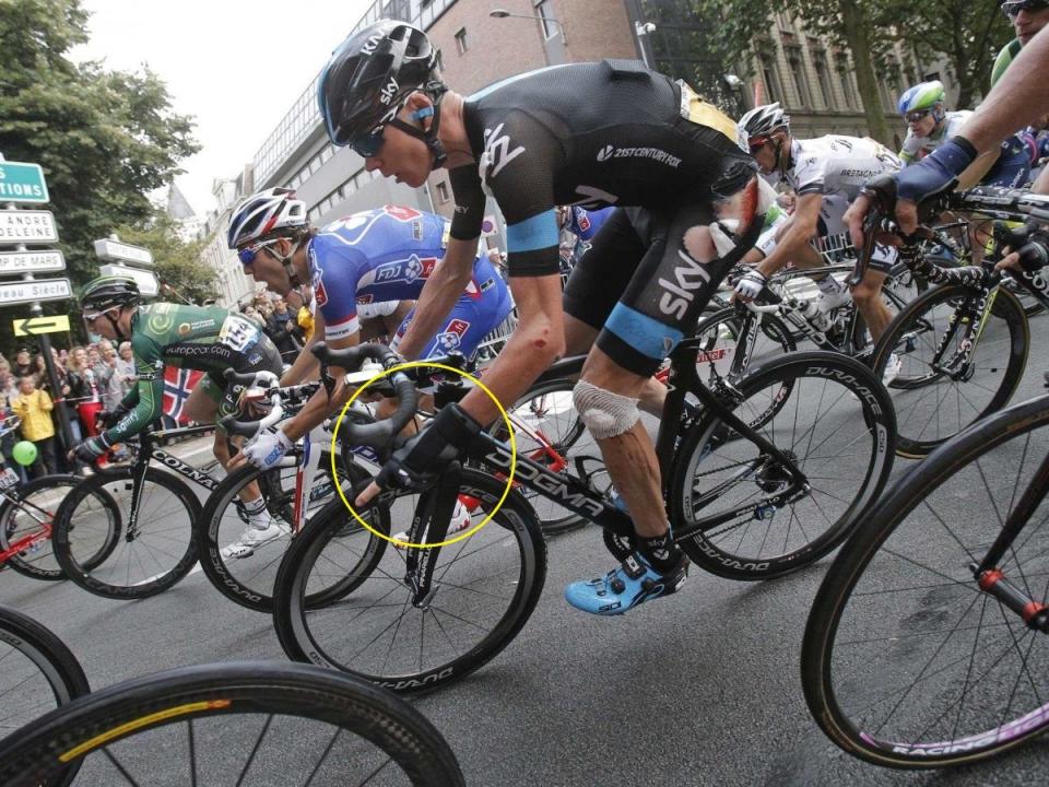 new chris froome injured tour de france