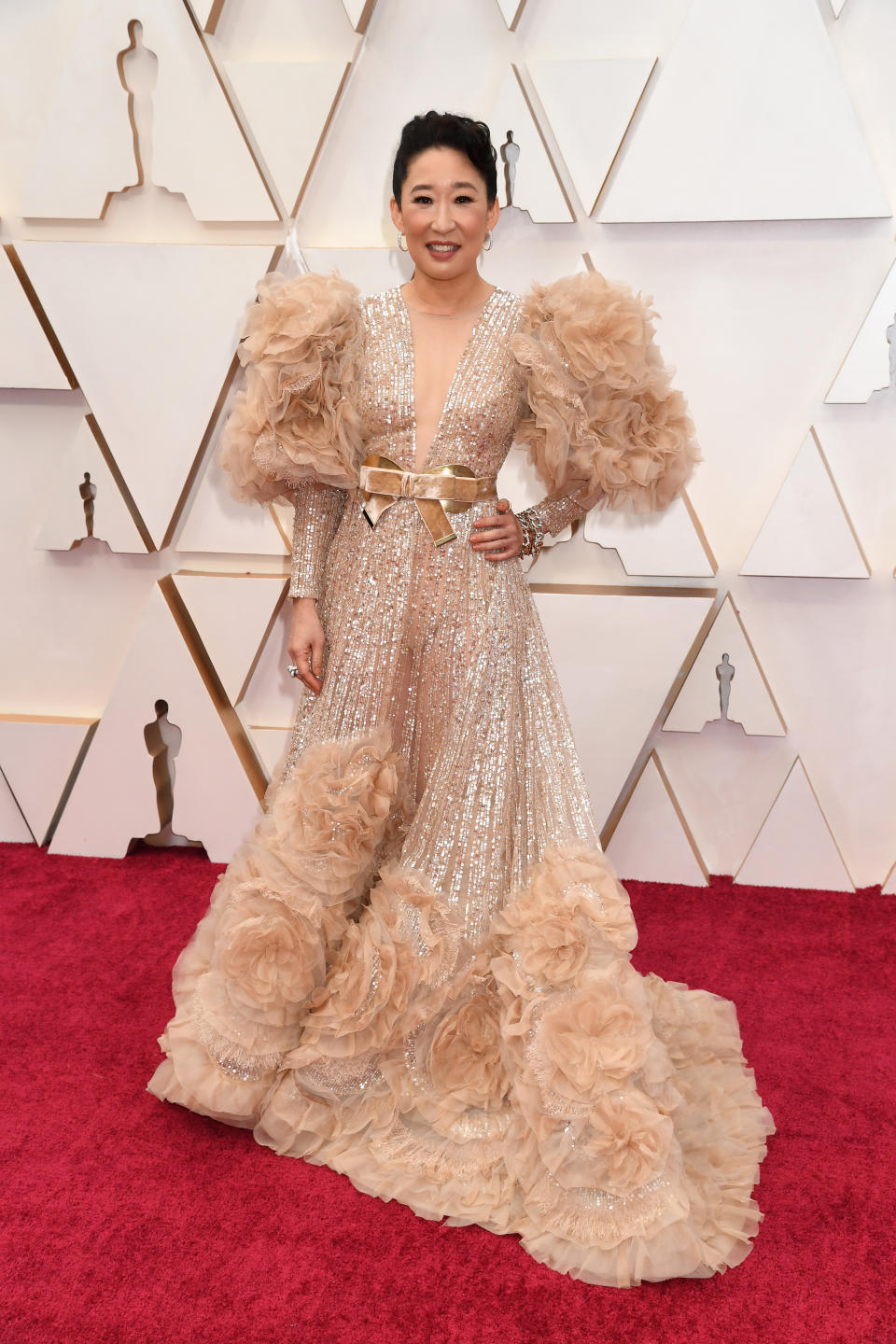 Sandra Oh at the 2020 Oscars