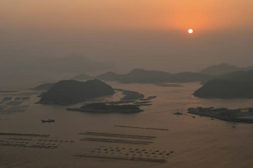 Sunrise is seen from Hua Zhu village in Xiapu, which has become a major attraction for budding Chinese photographers