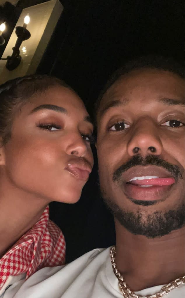 Lori Harvey, Michael B. Jordan, Anniversary, Instagram Story