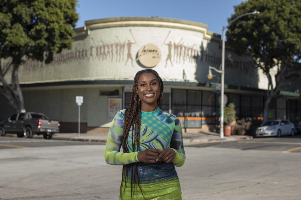 A portrait of Issa Rae