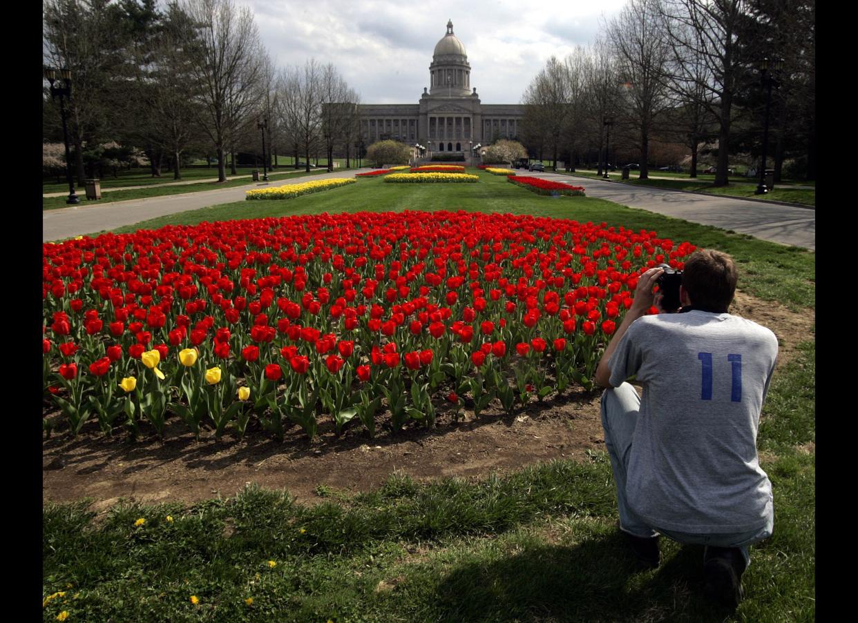 Pictured on Wednesday, April 12, 2006. (AP Photo/James Crisp)  