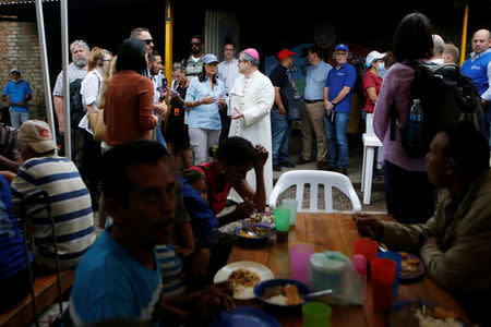 U.S. Ambassador to the United Nations Nikki Haley visits a shelter for Venezuelan migrants in Cucuta, Colombia August 8, 2018. REUTERS/Luisa Gonzalez