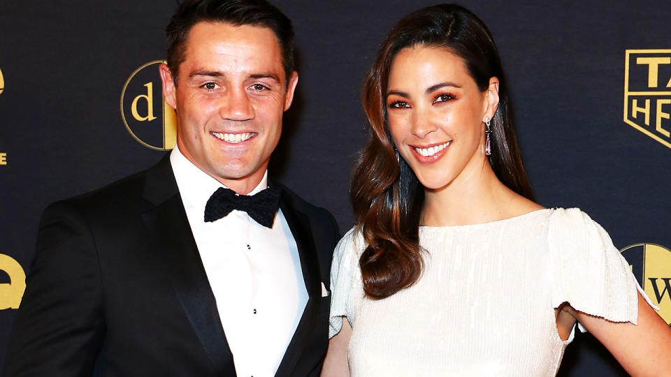 Cooper Cronk and Tara Rushton, pictured here at the 2019 Dolan Warren Awards. 