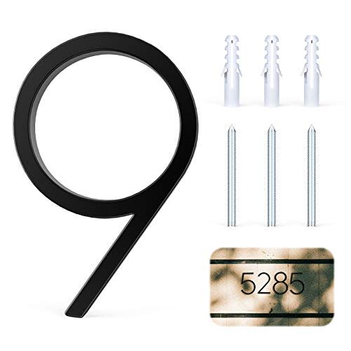 Ripeng 5 Inch Floating Zinc Alloy House Numbers