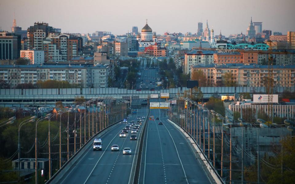 A view of Moscow in lockdown - Valery Sharifulin/TASS