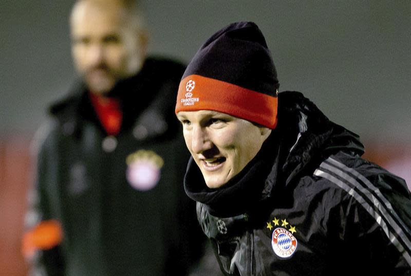 Bastian Schweinsteiger en el entrenamiento (Foto: EFE - Sven Hoppe)