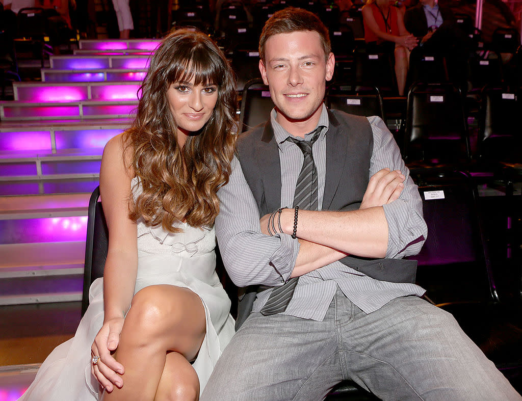 Lea Michelle and Cory Monteith (Photo: Getty Images)