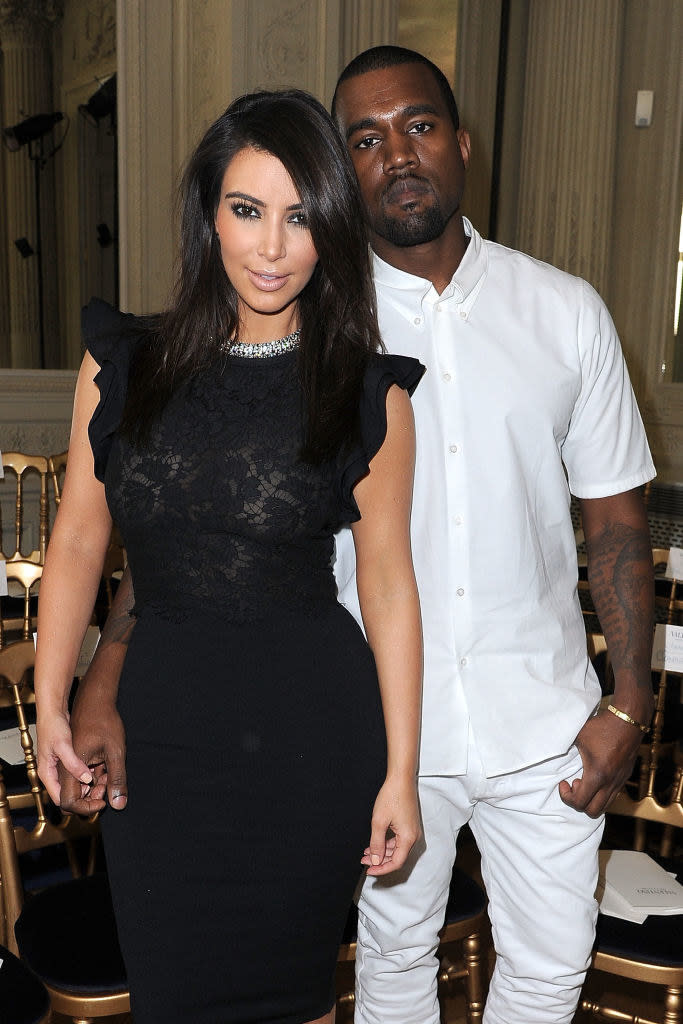 Kim with Ye