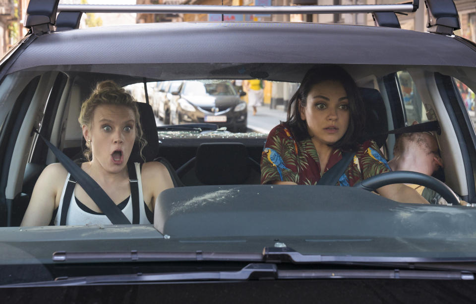 Kate McKinnon and Mila Kunis in "The Spy Who Dumped Me." (Photo: Lionsgate)