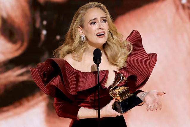 Adele Wins Album Of The Year, Acceptance Speech