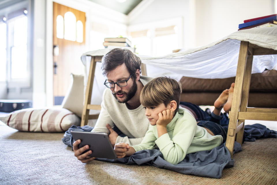 BBC Bitesize offers parents guilt-free screen time. (Getty Images)