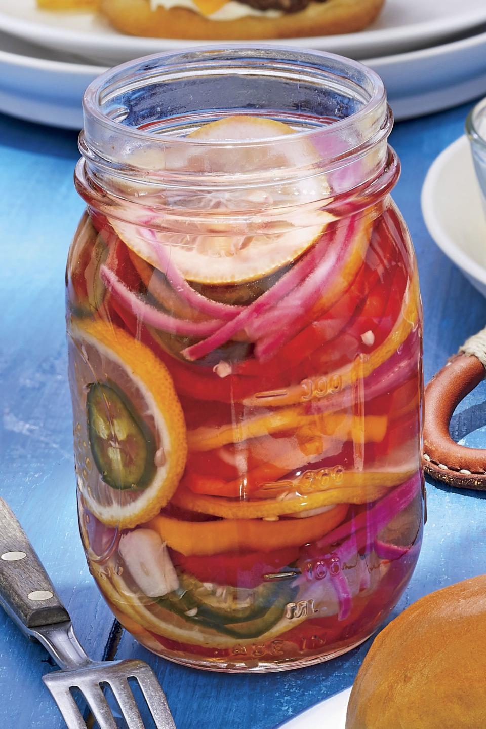 Sweet-Spicy Refrigerator Pickles