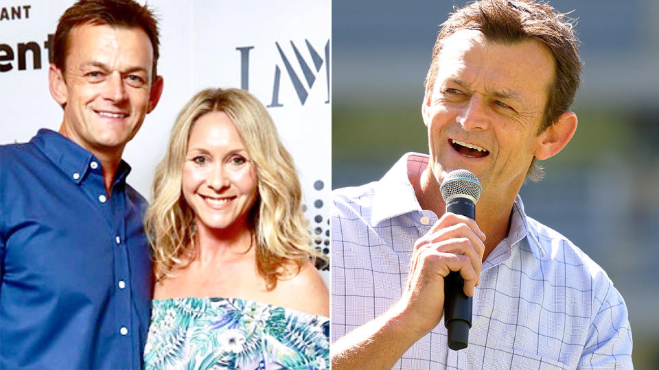 Adam Gilchrist has been forced to clarify incorrect reports that he's the world's richest cricket icon. Pic: Instagram/Getty