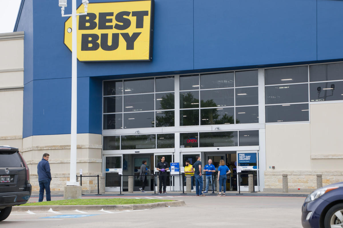 Best Buy starts to reopen to customers by offering in-store