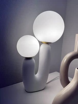 An abstract table lamp for up to 30% off