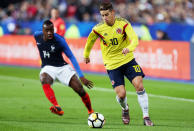 <p>Age: 26 <br>Caps: 62 <br>Position: Winger<br><br>Rodriguez was one of the standout performers of the 2014 World Cup, and will again be the main man as Colombia aim to repeat their heroics of reaching the quarter-finals four years ago. </p>