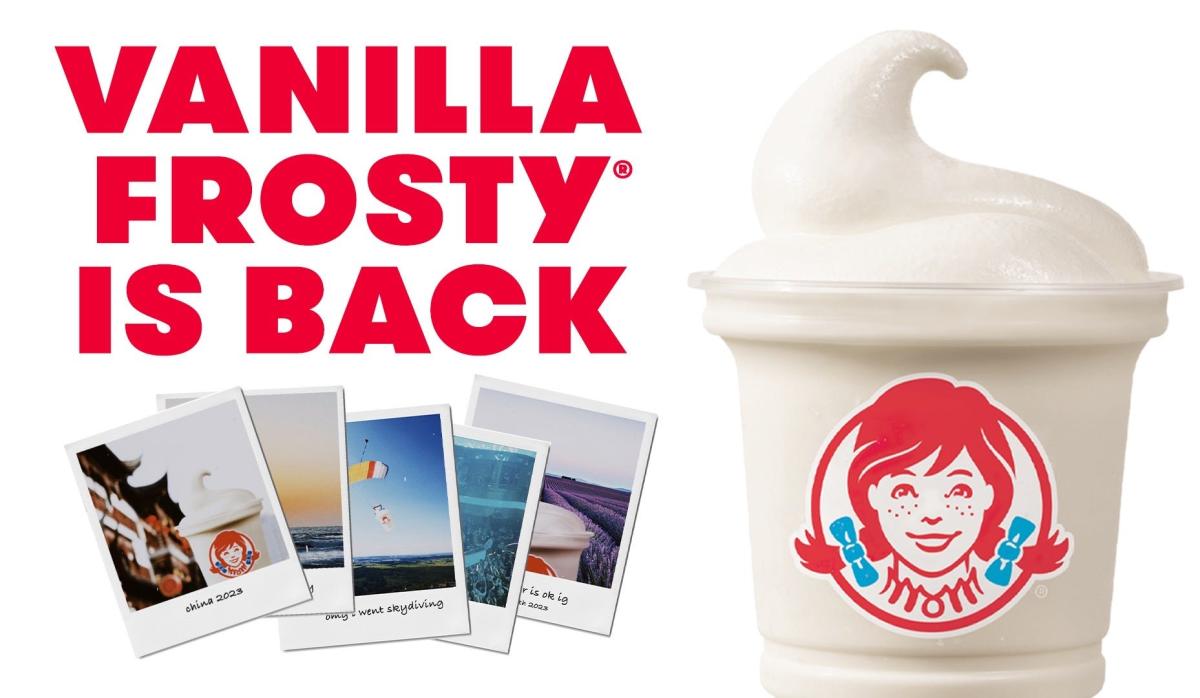 Vanilla Frosty returns to Wendy's. Here's how to get a free Jr. Frosty