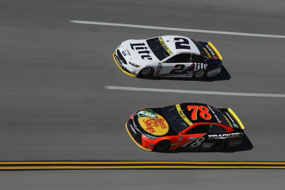 Both Brad Keselowski and Martin Truex Jr. got eliminated on Sunday. (Getty)