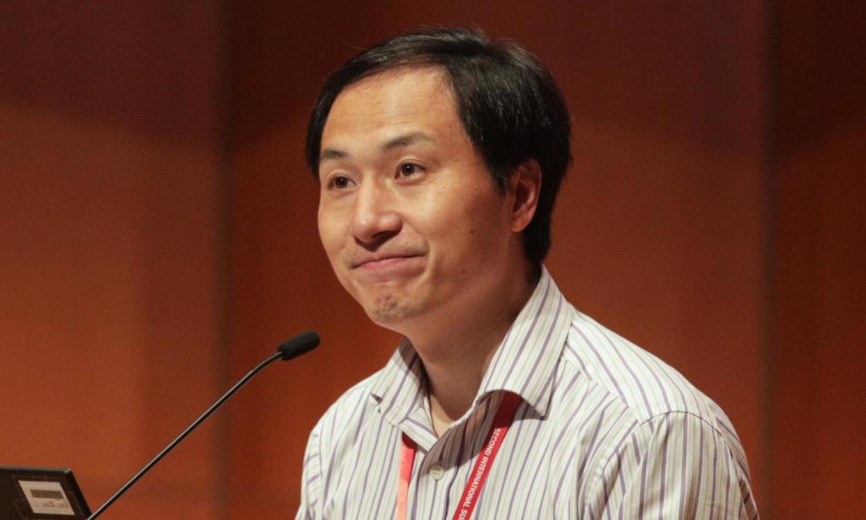 <span>He Jiankui told the Guardian in 2023 that he had acted ‘too quickly’ by pressing ahead with modifying the DNA of embryos, which led to the birth of genetically modified twins, but stopped short of voicing regret or apologising.</span><span>Photograph: SOPA Images/LightRocket/Getty Images</span>