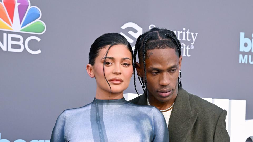 las vegas, nevada may 15 kylie jenner and travis scott attend the 2022 billboard music awards at mgm grand garden arena on may 15, 2022 in las vegas, nevada photo by axellebauer griffinfilmmagic