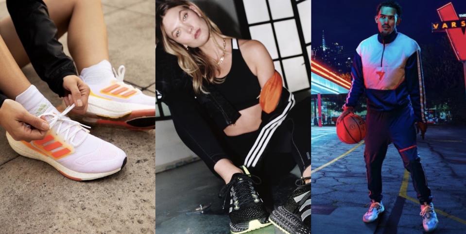 (圖/IG of adidas Running、Karlie Kloss、adidas Basketball)