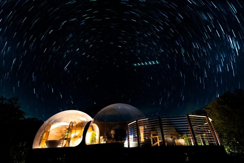 Through transparent walls you can see all the stars in Port Lympne in Kent (Port Lympne)