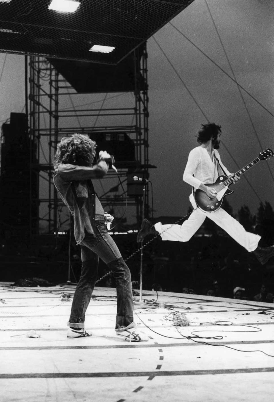 The Who onstage