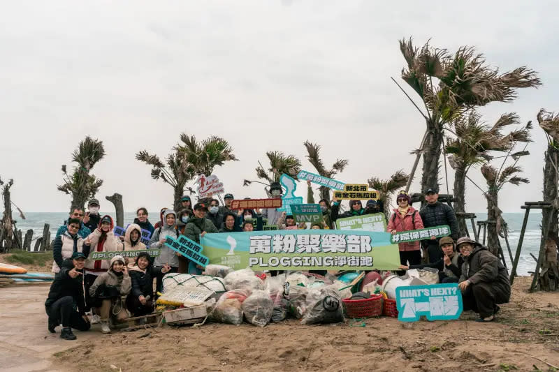 ▲新北市萬金石馬拉松將在下週日（3/17）盛大開跑，主辦方邀請藝人小豬黃沐妍號召群眾參與淨灘淨街活動。（圖／大漢行銷提供）